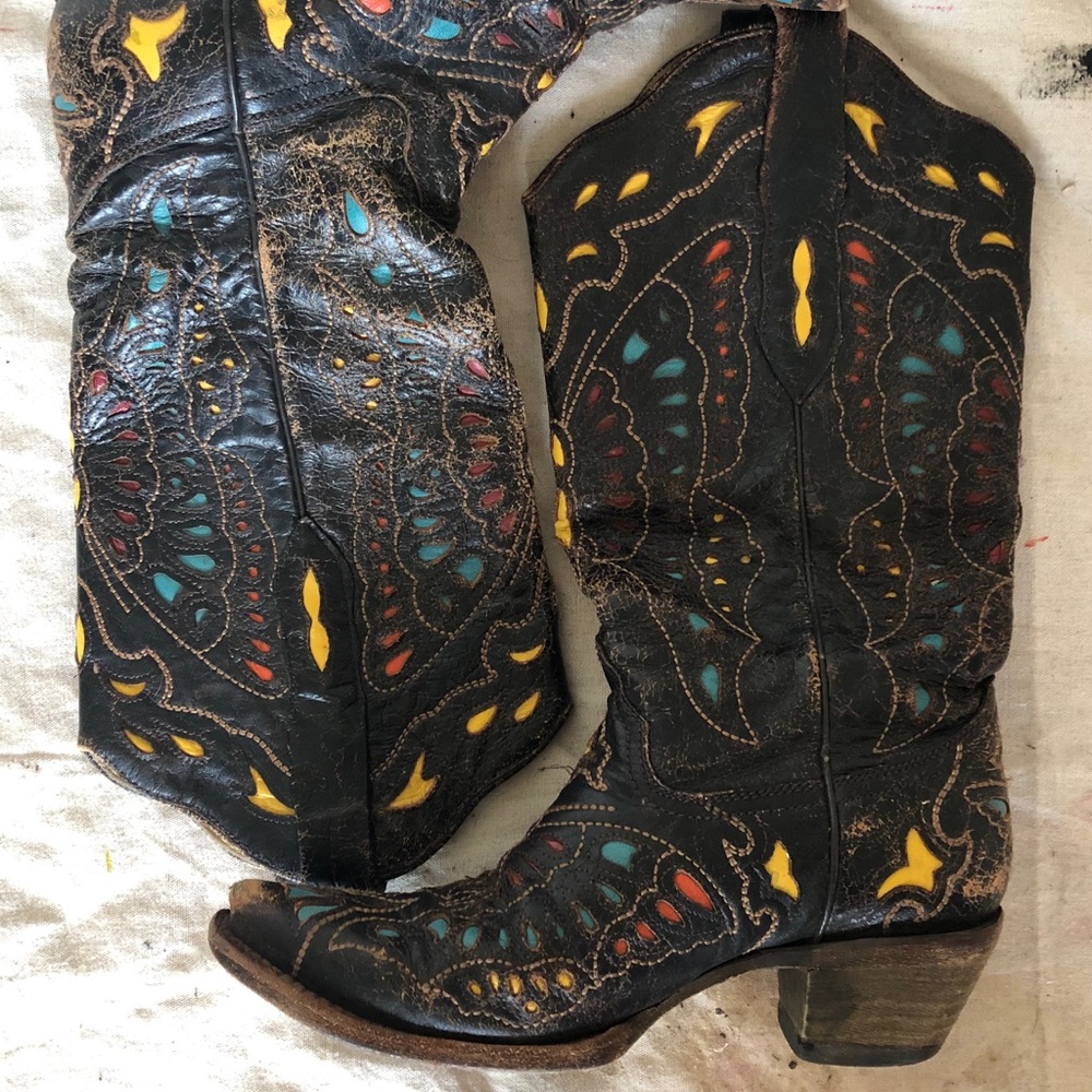 Corral Leather Cowboy Boots